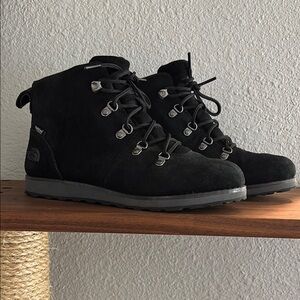 The North Face Black Suede HydroSeal Waterproof Boots